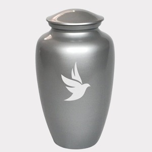 Urna Funeraria Decorativa con Diseño de Pájaro Volador para Cenizas Humanas, Recuerdo Conmemorativo - Product Image 1