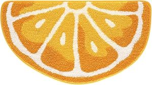 Tapis de sol de salle de bain personnalisé antidérapant à thème fruité, tapis de bienvenue créatif en flocage, très absorbant, lavable en machine - Product Image 2