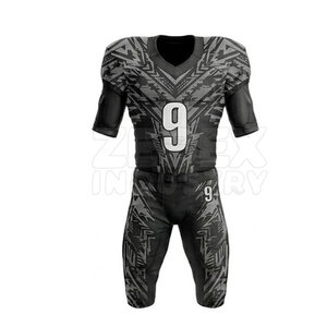 Ensemble de football américain confortable et respirant en polyester de qualité supérieure, couleurs personnalisables pour l'entraînement et les matchs sportifs - Product Image 3