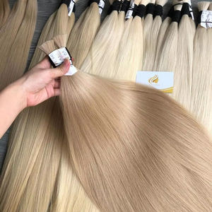 Extensiones de Cabello Humano Vietnamita de Lujo, Naturales, Lisas, con Textura Profunda, de 100g, en Todos los Colores, ¡Gran Oferta! - Product Image 1