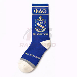 Calcetines Personalizados Premium con Letras Griegas para Fraternidades, Colección de Ropa para Hermandades y Confraternidades - Product Image 3