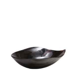 Tazón Tradicional de Cuerno de Búfalo Natural Pulido, Ecológico, Sin Plomo, para Fiestas, Decoración de Mesa de Cafetería y Restaurante, Utensilios de Cocina - Product Image 1