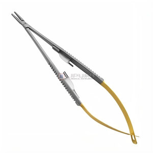 Portaagujas Quirúrgico Castroviejo Premium de 14 cm, de Acero Inoxidable con Bloqueo Micro, Manual, para Instrumentos Médicos Dentales y Oftálmicos - Product Image 1
