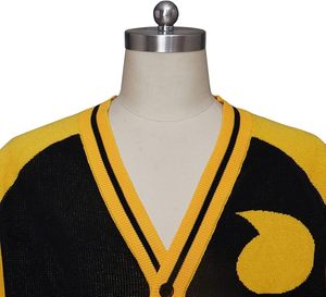 Edgy Breathable V Neck <b>Cardigan</b> <b>Men</b>’s Knitted Varsity Striped Sweater Button Up <b>Cardigan</b> for Youth Fashion USA - Product Image 4