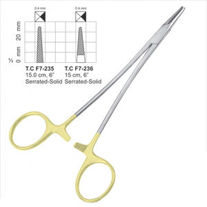 เครื่องมือผ่าตัดที่ได้รับการรับรองมาตรฐาน ISO ราคาขายส่ง ที่จับเข็มผ่าตัด Mayo Hegar  ขั้นต่ำในการสั่งซื้อน้อย - Product Image 3