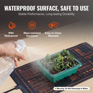 Set Termostato Digitale Impermeabile 10''x 20.75'' Certificato MET con Tappetino Riscaldante per Semina e Attrezzatura da Laboratorio - Product Image 5