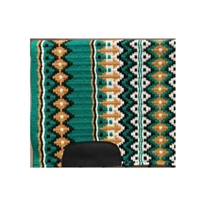 Manta de Montar Occidental Multicolor con Patrón Geométrico Navajo, Tejida a Mano, Contorneada, para Equitación, Accesorios de Equitación Occidental - Product Image 1