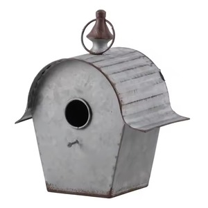 Casa para Pájaros de Metal Galvanizado Personalizable para Venta al por Mayor de Artículos de Decoración para Jardín - Product Image 4