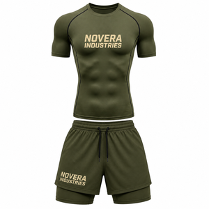 Pantalones Cortos de MMA Personalizados, Rashguard, BJJ Gi, Trajes Completos para Niños, Hombres, Mujeres, Niños, Conjuntos de Rashguard de Boxeo, NOVERA INDUSTRIES - Product Image 1