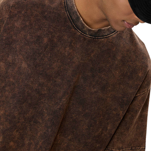 Nueva Camiseta Informal de Diseño Moderno y Adecuado, Lavada al Ácido, a la Moda, Cómoda, a Precio Económico, Estampada, 100% Algodón - Product Image 5