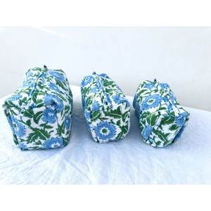 Boîte à bijoux en coton style bohème, légère, durable, respirante, imprimée à la main, pour le rangement en voyage et la vie en extérieur, modèle individuel - Product Image 1