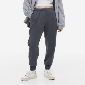 Wholesale Custom High Quality <b>Women</b> Mid-waisted Wide Leg Flare Pants Streetwear Winter 100% Cotton Eco-Friendly <b>Sweatpants</b> - Product Image 1