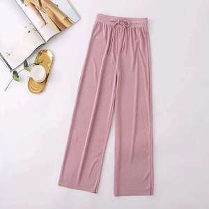 New Arrival Women's Winter Solid Color Flat Regular Fit 100% Cotton <b>Waterproof</b> Windproof Eco-Friendly Quick Dry Pants <b>Trousers</b> - Product Image 6