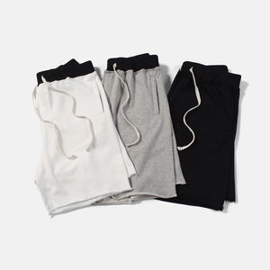 Wholesale Custom Casual Running Short Sports Gym Shorts Men's Workout Quick Dry Canvas <b>Elastic</b> Waist 100% Nylon Sweat Shorts - Product Image 3