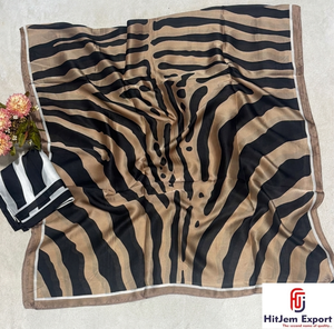 Fabricante de Bufandas de Satén Estampadas Personalizadas, Marca Privada, Logotipo Personalizado, Promoción Corporativa, Tela Suave de Lujo - Product Image 2
