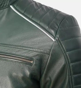 Chaqueta de cuero genuino de invierno de alta calidad para hombres Trending Cómodo Transpirable OEM Precio al por mayor chaqueta para hombres - Product Image 2