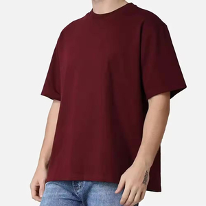 Camiseta de Hombre de Talla Grande, Color Sólido, Corte Holgado, Manga Corta, Informal, de Algodón, para Verano - Product Image 5