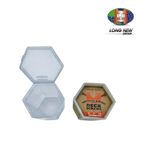 Caja Organizadora de Herramientas de Plástico PP/ABS/PC Hexagonal LONGNEW para Tornillos, Tuercas y Pernos - Product Image 2