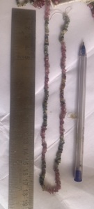 Cuentas de turmalina en trozos pequeños... multicolor - Product Image 2