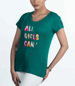 T-shirt pour femme à manches courtes, col rond, coupe classique, 100% coton, 160 GSM, imprimé graphique, logo personnalisé OEM, vente en gros directe d'usine - Product Image 5