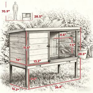 Recinto per Animali in Metallo Solido, Gabbia per Cani da Esterno con Chiusura a Bottone - Product Image 5