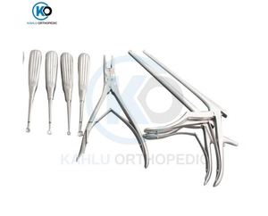 Rongeurs Codman Kerrison 7 (12, 3, 4 mm) et Curettes à os Instruments chirurgicaux orthopédiques en acier inoxydable manuels par KAHLU - Product Image 5