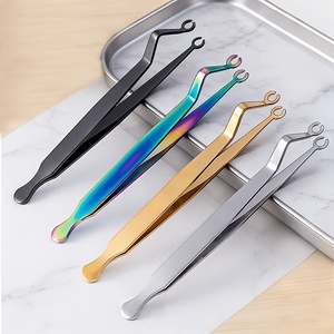 Pinzas para Piercing Corporal de Acero Inoxidable con Ranura y Bloqueo para Oreja, Labio, Nariz, Ombligo, Lengua - Kit de Piercing Corporal - Product Image 4