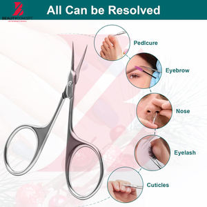 Ciseaux à cuticules ultra-tranchants en acier inoxydable de qualité supérieure pour salon de manucure, outils de maquillage, meilleur produit - Product Image 5