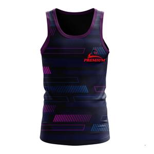 Camiseta sin mangas de poliéster transpirable para sublimación, ligera, suave, cómoda, ideal para clubes deportivos - Product Image 1