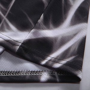 T-shirts en tricot pour hommes, nouvelle conception de haute qualité, imprimés par sublimation, prix OEM bas, respirants, manches courtes - Product Image 6