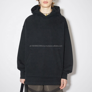 DEC Fabricante Algodón Sudadera con capucha de alta calidad Streetstyle 100% Sudaderas de algodón puro sin cuerda Sudaderas con capucha de gran tamaño para hombres - Product Image 1