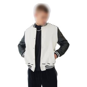 College Letterman Jacket Leather Classic Fit Adult Sports Team Varsity Jacket Cotton Comfort Athlete Chaqueta personalizable para hombres - Product Image 3