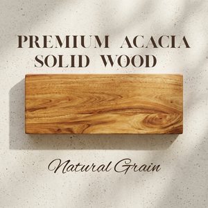 Juego de 2 Estantes Flotantes de Madera Maciza, Estilo Rústico Moderno para Sala de Estar, Almacenamiento Ecológico, Organización Hecha a Mano - Product Image 3