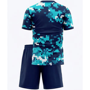 Conjunto de Entrenamiento de Fútbol Profesional, Traje Deportivo Transpirable, Camiseta de Fútbol, Pantalones Cortos, Uniforme Personalizado para Equipos MALUZA INDUSTRIES - Product Image 3