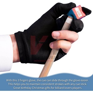 Gants de billard pour les détaillants, gants de billard haute performance, ajustement confortable, personnalisation de la marque, fabrication ODM - Product Image 4
