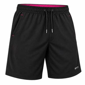 Men's Eco-Friendly <b>Waterproof</b> 100% Polyester Black Quick Dry Drawstring <b>Shorts</b> with Pockets Mid Waist Casual Sport <b>Shorts</b> - Product Image 4