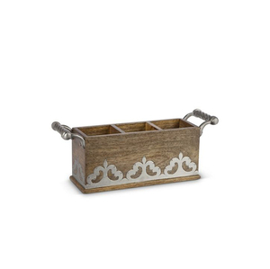 Customized Wooden Caddy Multi Section <b>Storage</b> Holder for Modern Home Organization Requirements - Product Image 1