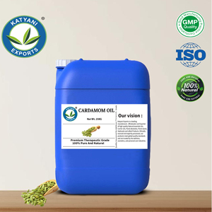 Aceite esencial de cardamomo certificado ISO (Elettaria cardamomum) destilado al vapor, aceite de grado aromaterapéutico, exportador en India - Product Image 4