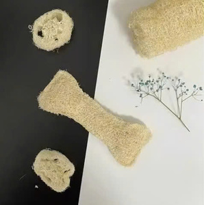 Jouet pour animaux de compagnie en loofah pas cher en gros - Fibre organique à mâcher pour petits animaux - Éponge dentaire pour animaux de compagnie en forme de poisson et d'os - Product Image 4