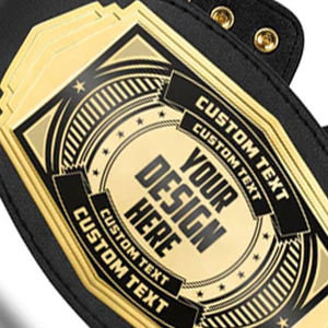 Ceintures en cuir personnalisées avec logo de championnat - 2 cm, imperméables et confortables, unisexes, pour la lutte et l'UFC - Product Image 6