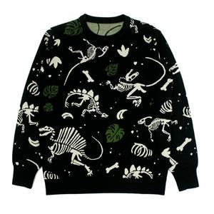 Pull d'hiver entièrement tricoté sur mesure pour homme avec motif jacquard, style décontracté - Product Image 2