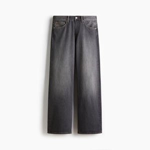 Jeans décontractés pour hommes, coupe bootcut, jambe décontractée, en denim, tissu extensible lisse, coupe classique pour un usage quotidien, vente en gros - Product Image 1