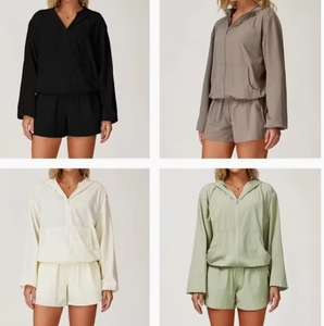 Ladies Nylon Shirt Soft Lightweight Quick Dry Breathable Stretchy Fabric Casual Fashion Top Comfortable Everyday Wear <b>Short</b> - Product Image 4