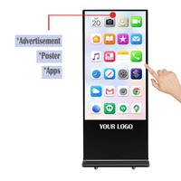 Affichage numérique commercial avec un rapport de contraste élevé et écran tactile pour les magasins de détail, les centres commerciaux, les aéroports et l'éducation