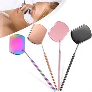 Morje Surgical Customized Stainless Steel <b>Magnifying</b> Wall Mounted <b>Mirror</b> <b>Makeup</b> Tools Logo Matte Finish for Lash Extension Use - Product Image 4