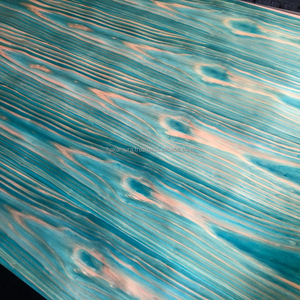 Chapa de Madera de Cedro Japonés IRODORITAI VC-01-SB, Patentada, Teñida a Alta Presión en Azul Cielo, Textura Lisa, Corte en Rodajas, Varias Longitudes - Product Image 3