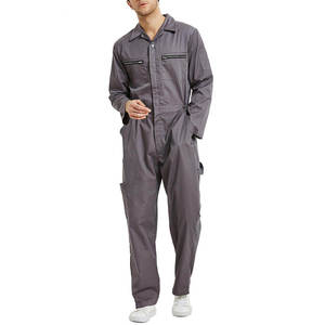 100% Cotton Industrial Factory Worker Technician Working Uniform For <b>Men</b> Custom Electrician Safety Work <b>Overalls</b> Work Wears - Product Image 3