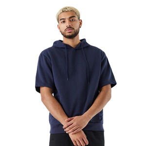 Oferta Especial: Sudadera con Capucha de Manga Corta para Hombre, 100% Algodón, Invierno, OEM, Fábrica de Pakistán, Impresión Digital, 2 Piezas, Colores Personalizados - Product Image 1