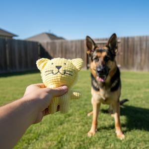 YOMMY HappyZoo Furry Friends 20*19*7CM Giocattolo per Cani e Gatti, Morbido Peluche Resistente e Abbracciabile per l'Intrattenimento degli Animali Domestici - Product Image 5