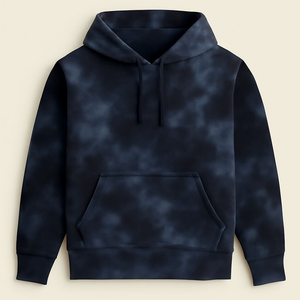 Pull à capuche zippé en molleton respirant pour homme, 100 % coton, brodé et imprimé sur mesure, collection automne-hiver, vente en gros - Product Image 2